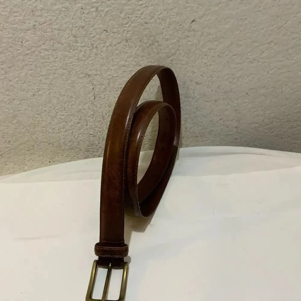 Vintage Coach 5923 Sienna Leather brown Belt, Size 38/95